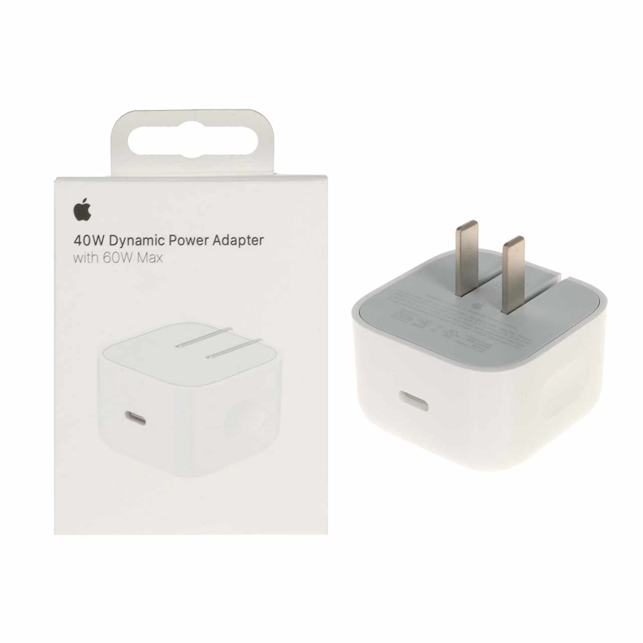 شارژر 40W اپل مدل Dynamic Power Adapter with 60W Max (18 ماهه اچ دی سرویس ) اصل چین