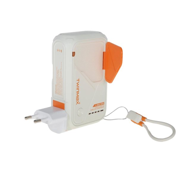 پاوربانک PD و فست شارژ TwinMax 22.5W 20000mAh مدل MZ-18 - کرم نارنجی - MMX