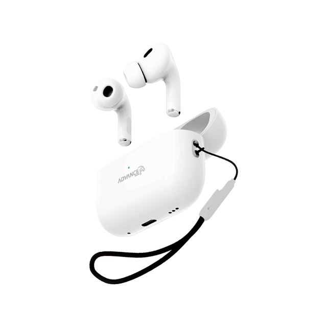 ایرفون بی سیم Advance Media مدل A-R1 ANC+ENC - سفید (گارانتی یکساله ویستا حافظه)
