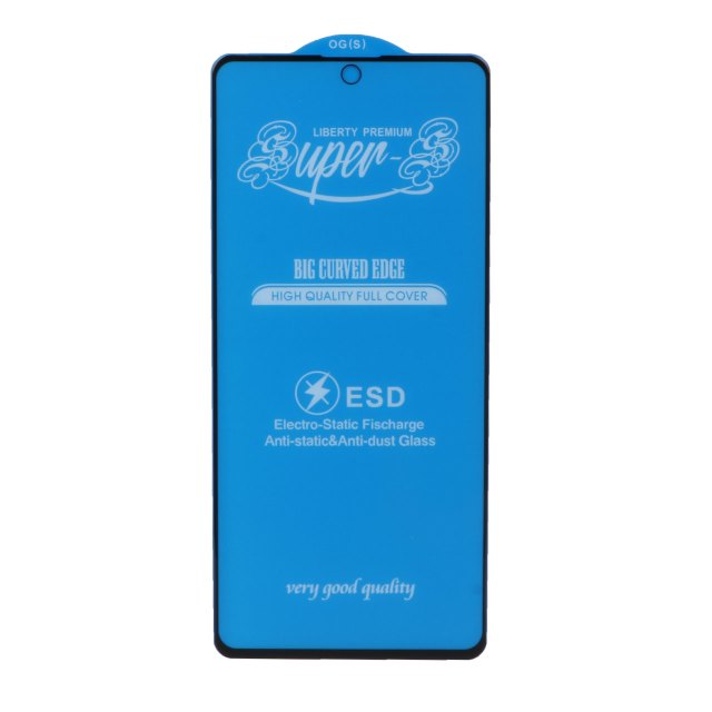 محافظ صفحه نمایش شیشه ای آنتی استاتیک مات Full Cover Super S-OG مدل Xiaomi Redmi Note 13 Pro 4G / Poco M6 Pro 4G