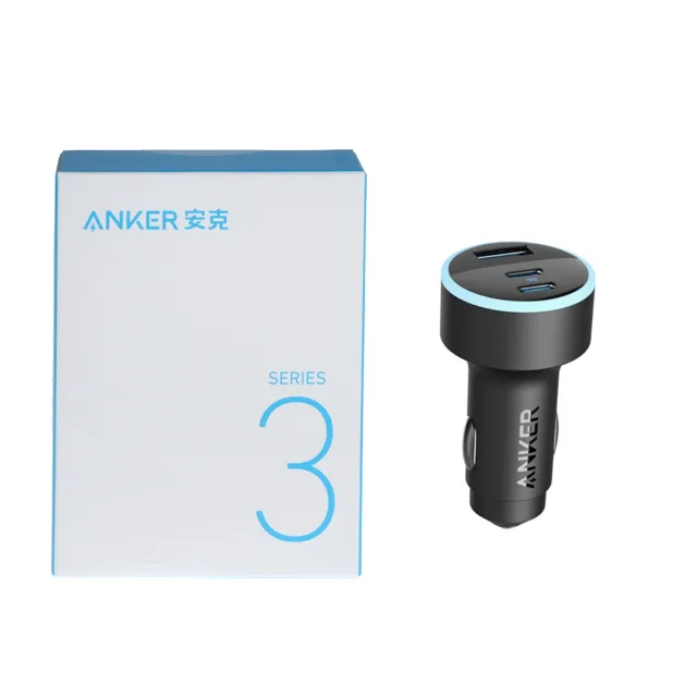 شارژر فندکی PD و فست سه پورت Anker مدل A2736611 67W - مشکی (گارانتی شش ماهه ایویز)
