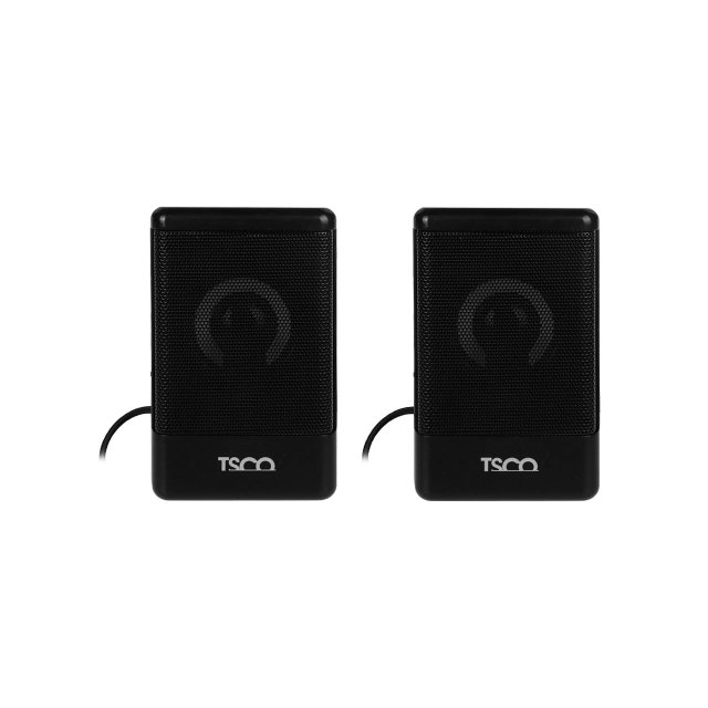 اسپیکر رومیزی (دسکتاپ) دو تکه TSCO مدل TS 2058 - مشکی RGB دار