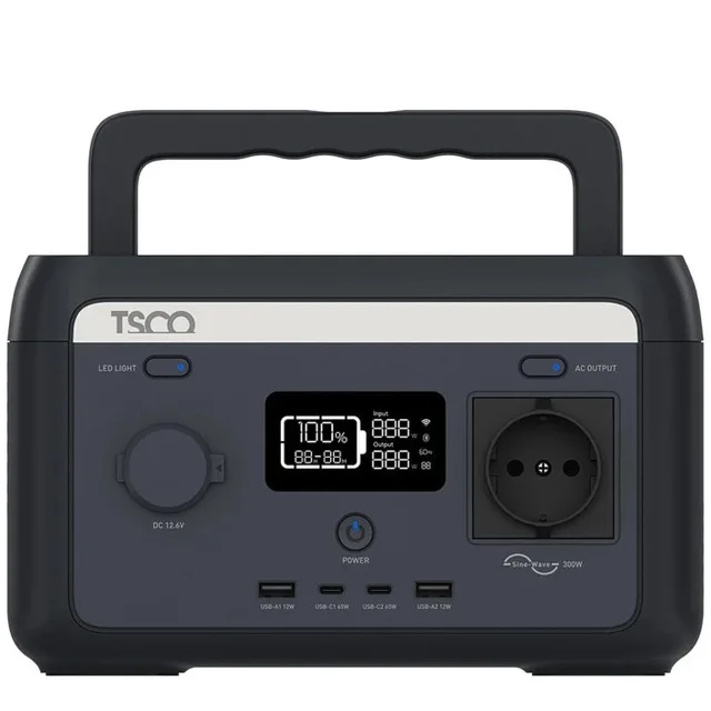 پاور استیشن TSCO 64000mAh مدل TST 301 300W - مشکی