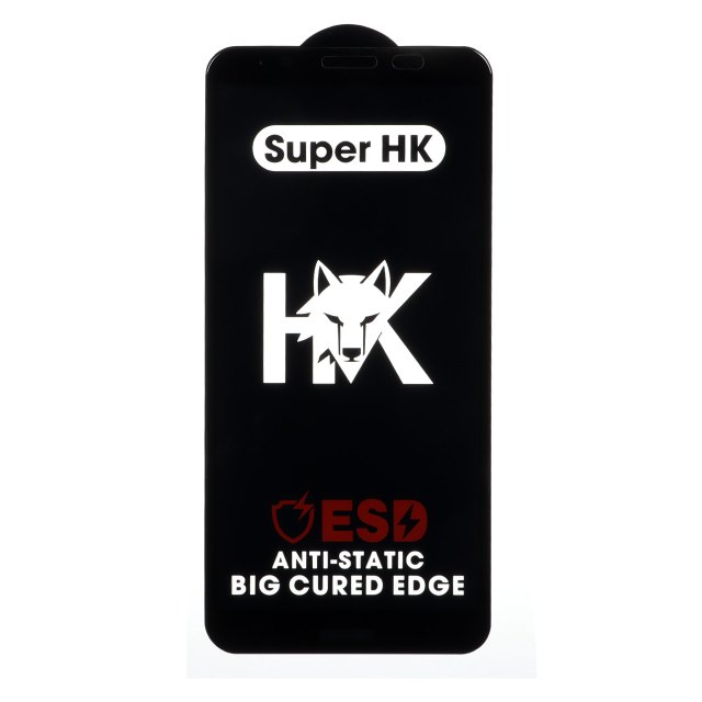 محافظ صفحه نمایش شیشه ای Full Cover ESD Anti Static - Super HK مدل Huawei Y5 (2018) / Y5 Prime (2018) / Y5 Lite (2018)