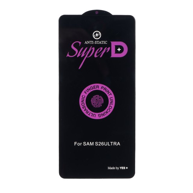 محافظ صفحه نمایش شیشه ای Super D Anti Static Yes Plus مدل Samsung Galaxy S26 Ultra