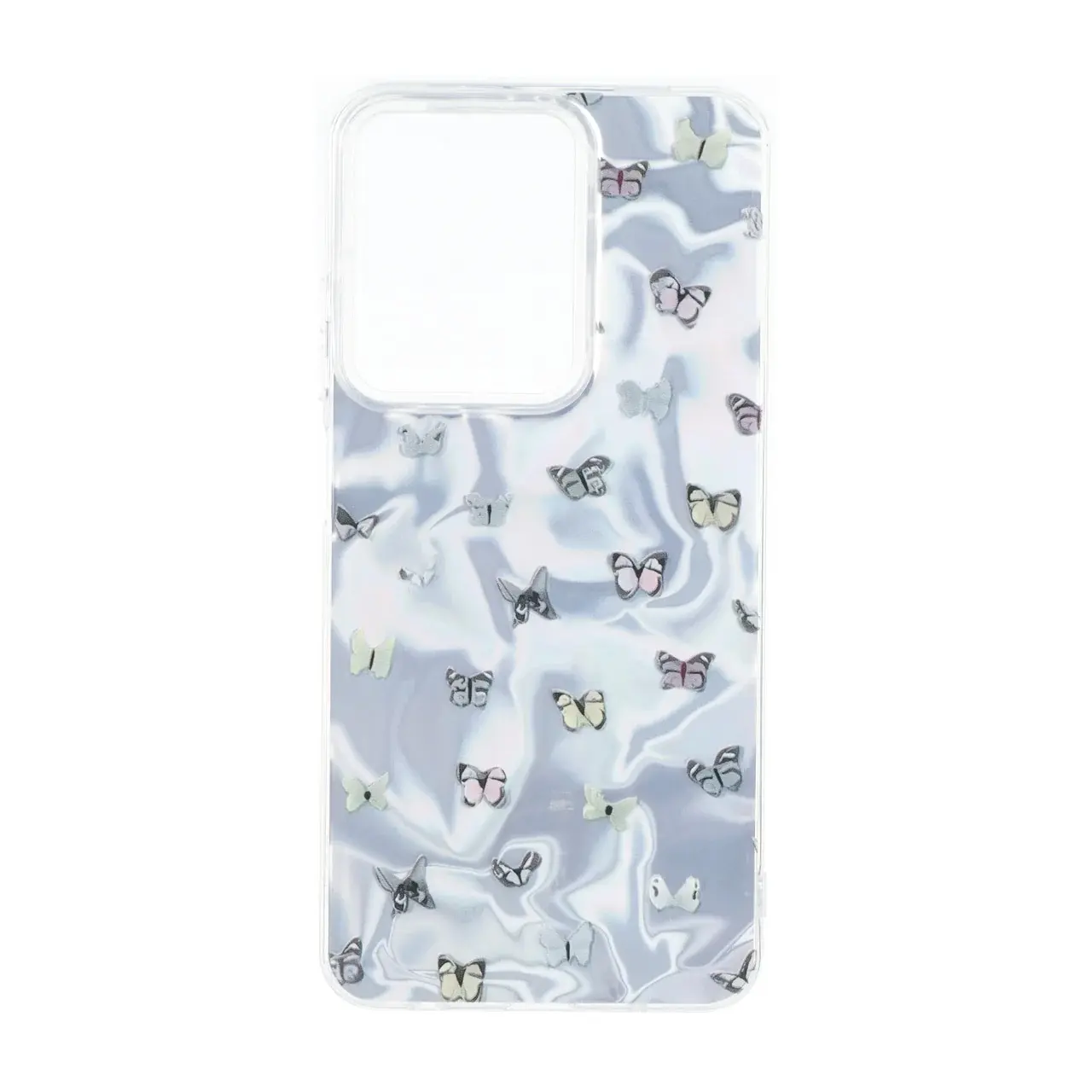قاب Silver Cloud دور ژله ای طرح دار Xiaomi Redmi A5 / Poco C71 - کد 118
