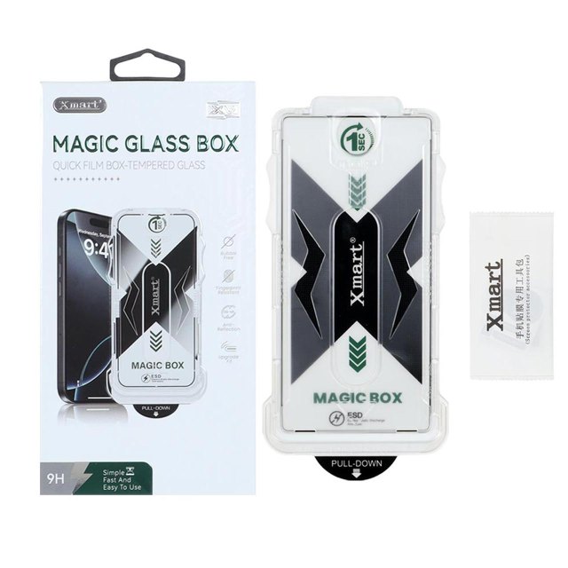 محافظ صفحه نمایش شیشه ای اورجینال XMART - Magic Glass Box مدل Samsung Galaxy S26 Ultra (پک دار)