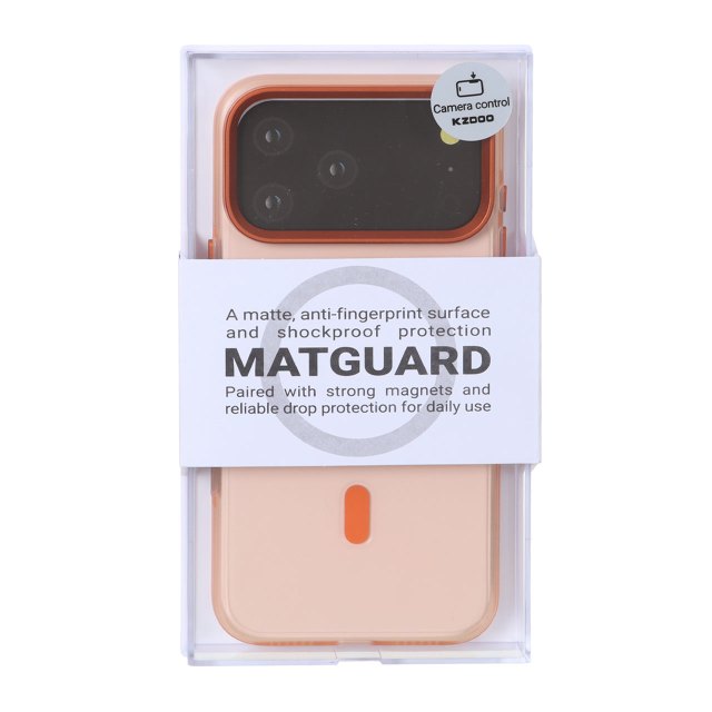قاب Original KDoo MATGUARD Magsafe مدل Apple iPhone 17 Pro Max / iPhone 18 Pro Max - نارنجی (پک دار)
