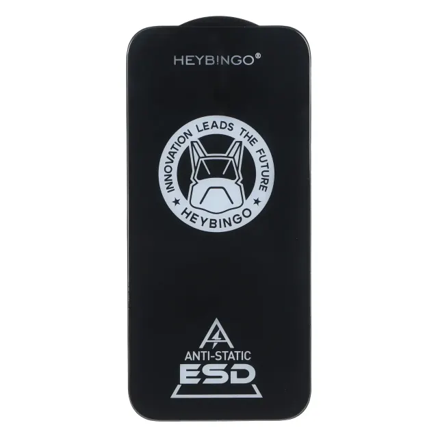 محافظ صفحه نمایش شیشه ای Full Cover HeyBingo ESD Anti Static مدل Apple iPhone 17 Pro / iPhone 18 Pro