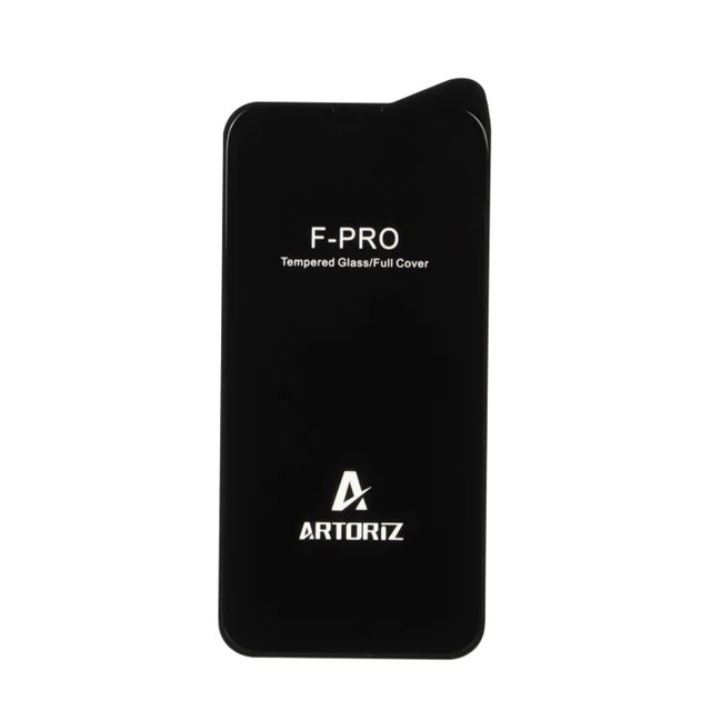 محافظ صفحه نمایش شیشه ای Full Cover - Tempered Artoriz مدل Apple iPhone 13 / iPhone 13 Pro / iPhone 14 / 16e