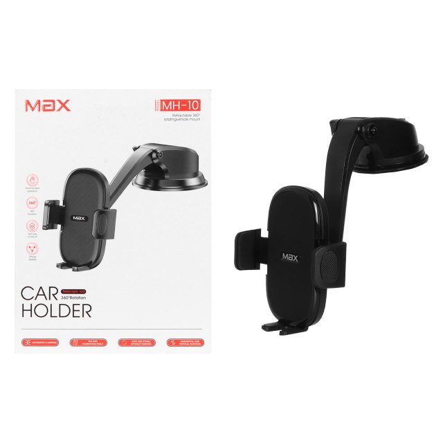 هولدر گوشی موبایل پایه دار Max مدل MH-10 - مشکی - MMX