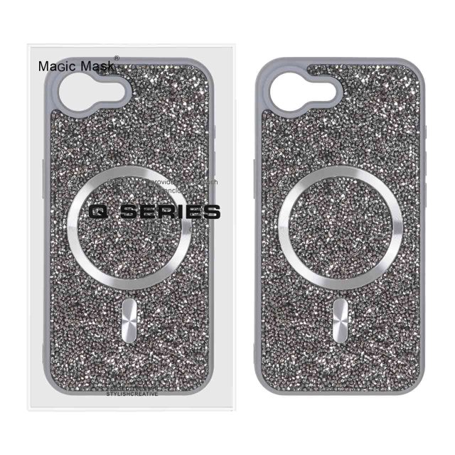 قاب اورجینال دیاموند Magsafe مدل Apple iPhone 16e / iPhone 17e - نقره ای (پک دار)