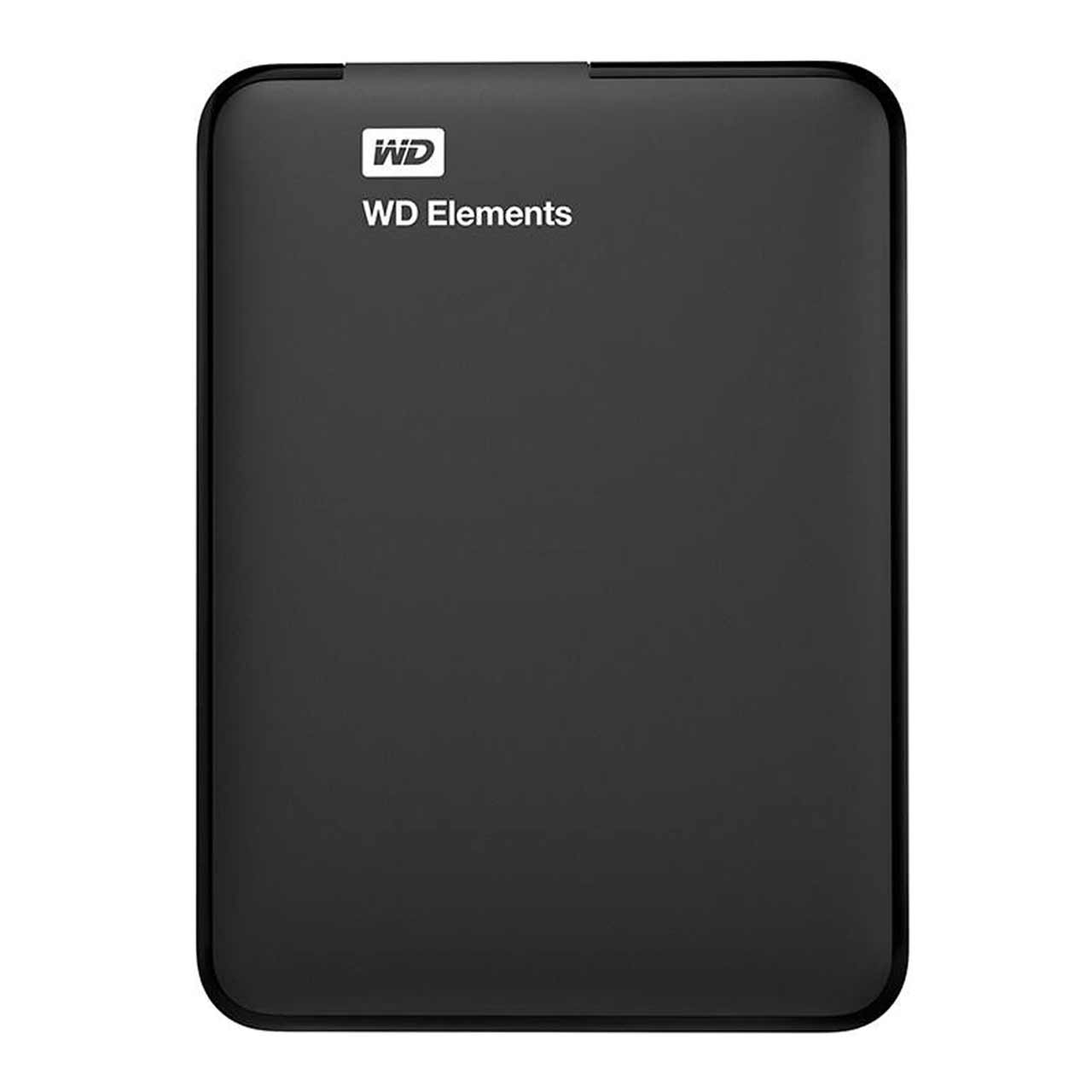هارد اکسترنال Western Digital مدل Elements ظرفیت 2TB- مشکی (گارانتی الماس رایان ایرانیان)