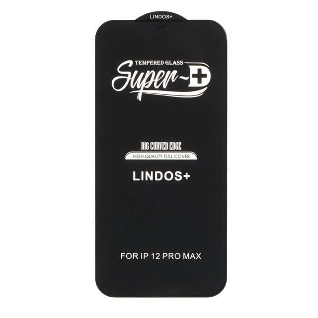 محافظ صفحه نمایش شیشه ای Full Cover Super D Plus مدل Apple iPhone 12 Pro Max (بدون پک)