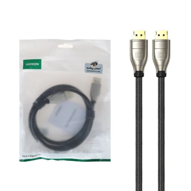 کابل یک متری UGREEN DP مدل DP112-60842 - مشکی
