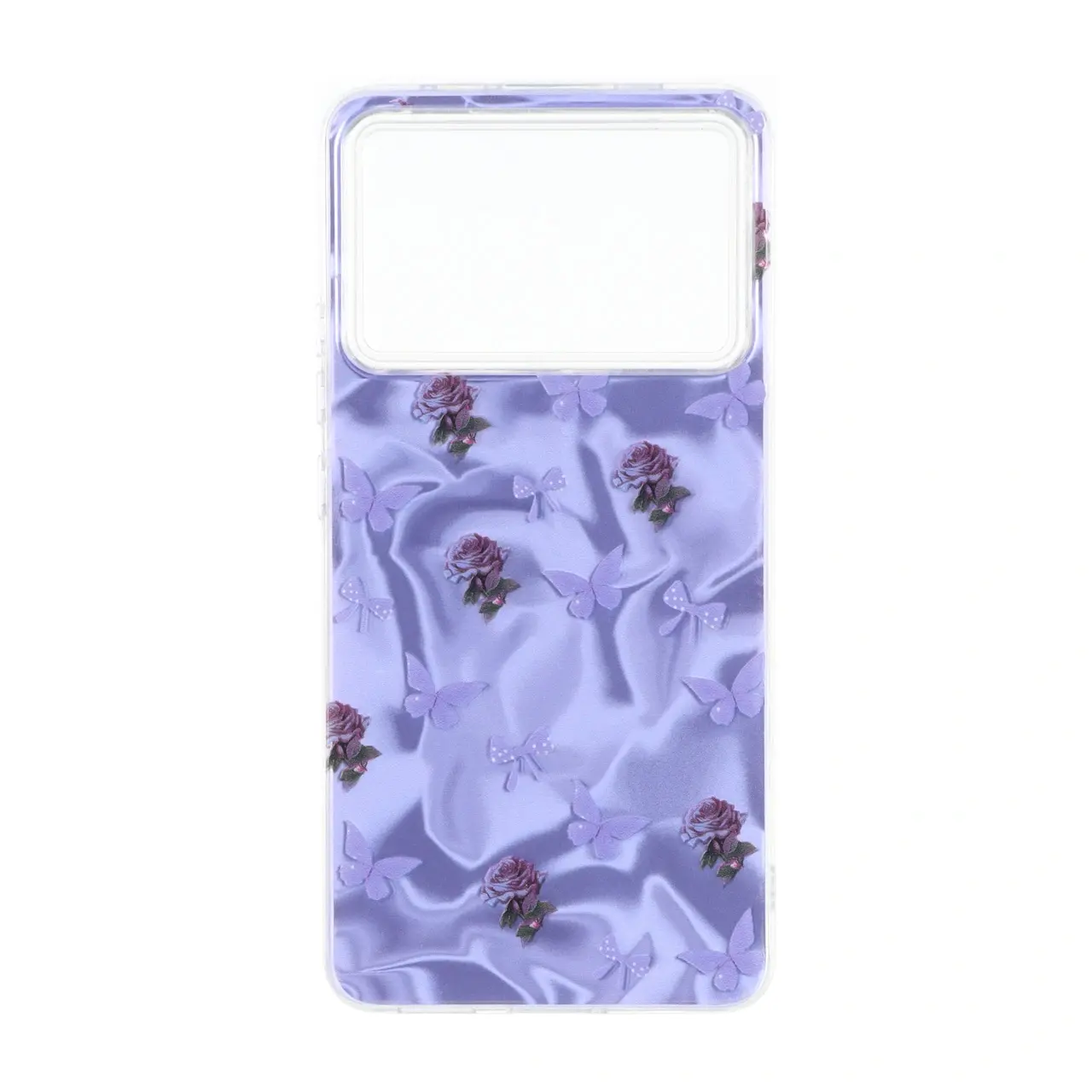 قاب Silver Cloud دور ژله ای طرح دار Xiaomi Poco X6 Pro 5G / Redmi K70E - کد 68