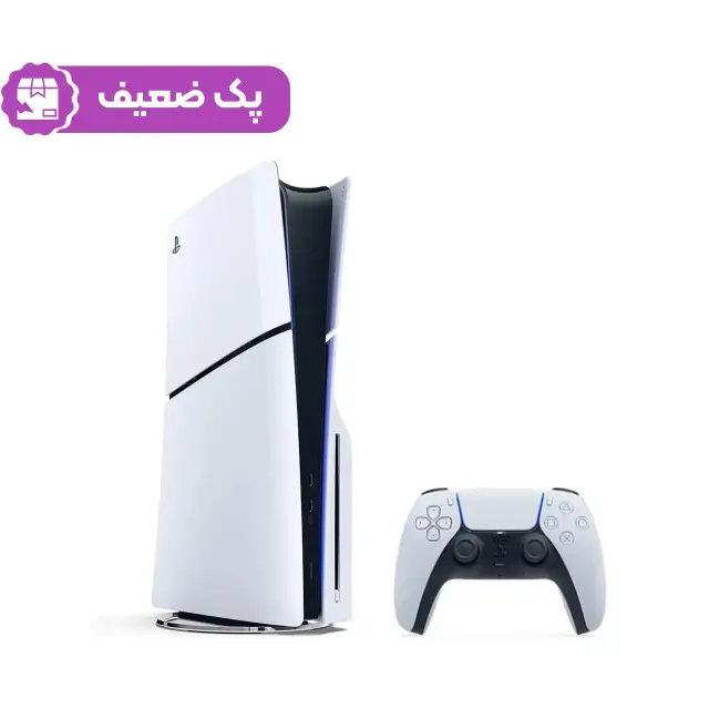 کنسول بازی سونی Slim مدل Playstation 5 Standard Disk کد (اروپا) Region 2 CFI-2116 ظرفیت 1 ترابایت - پک ضعیف (گارانتی شش ماهه ایویز)