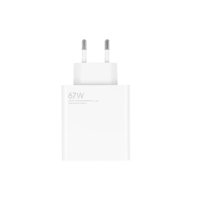 شارژر دیواری فست تک پورت Xiaomi مدل JY-4G6 67W - سفید