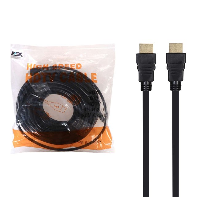 کابل 20 متری FEX HDMI - مشکی - RYL