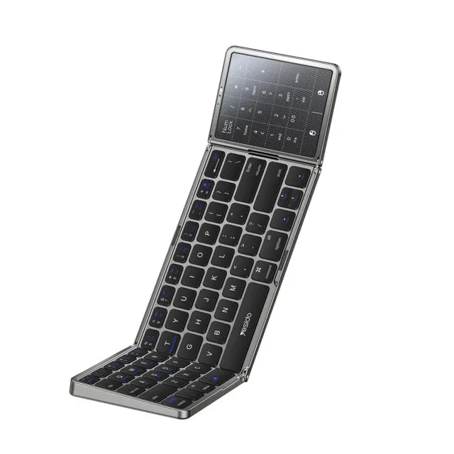 کیبورد بی سیم تاشوی Yesido مدل KB49 - مشکی (گارانتی شش ماه تعویض نیکان همراه)