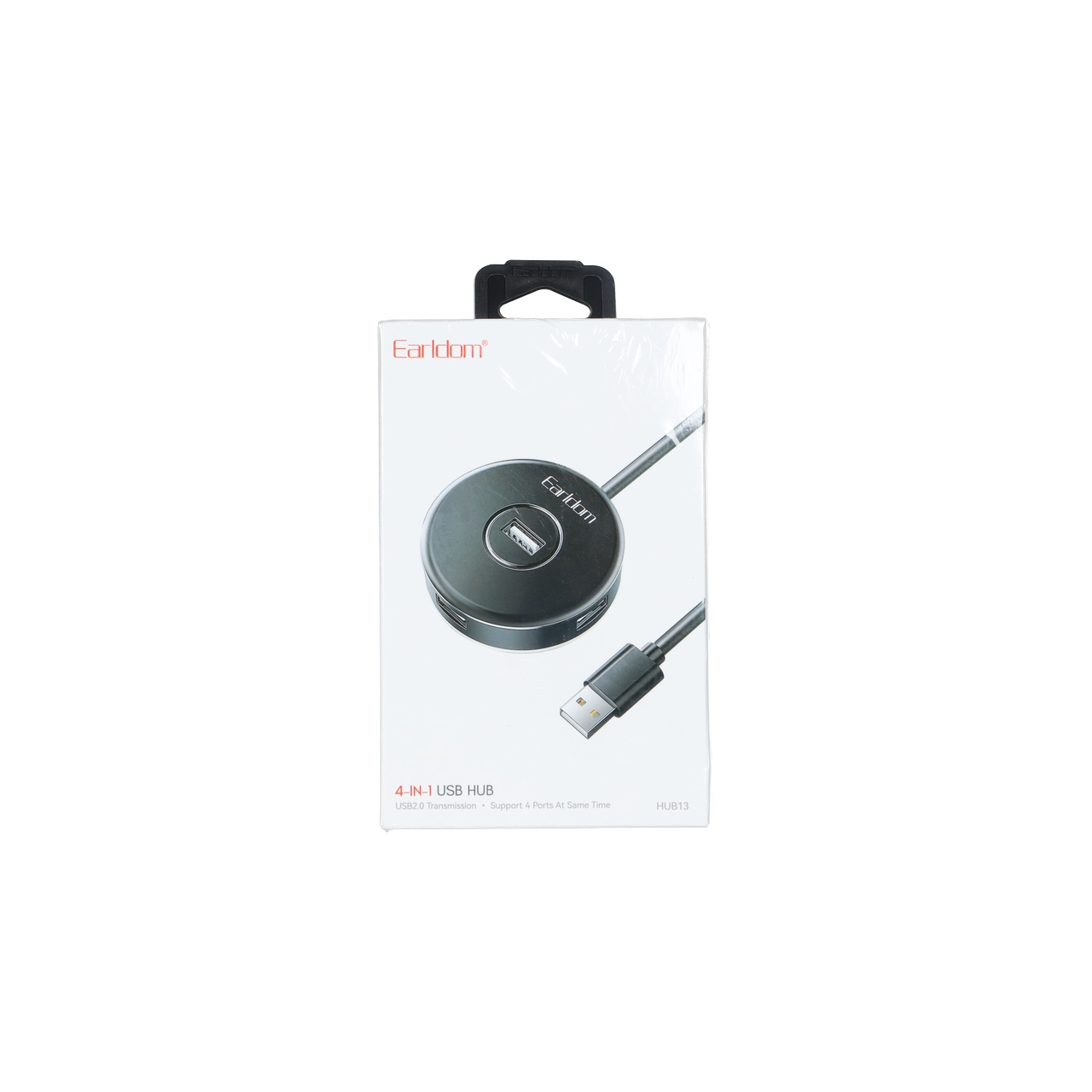 هاب 4 پورت Earldom USB2.0 مدل HUB13 - مشکی