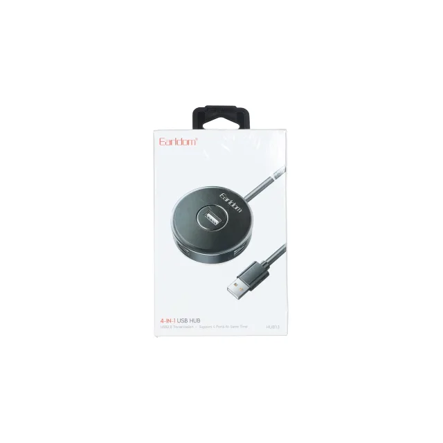هاب 4 پورت Earldom USB2.0 مدل HUB13 - مشکی
