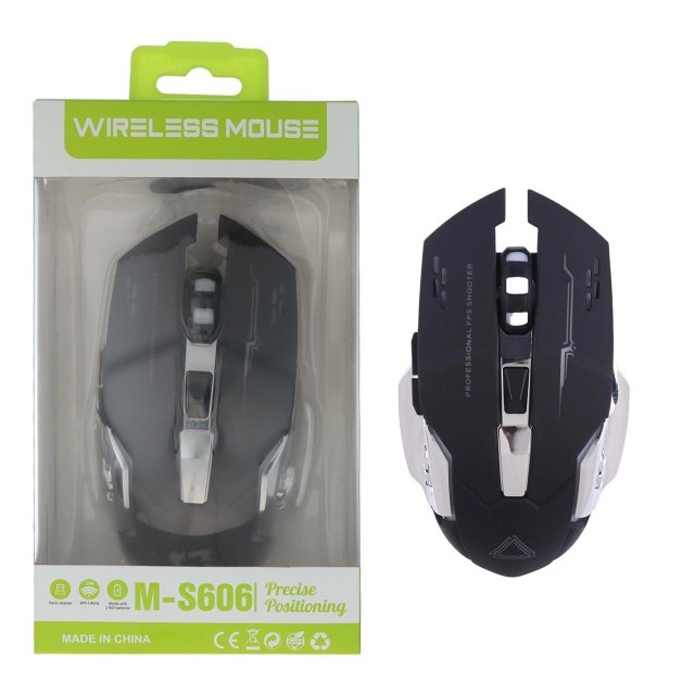 ماوس بلوتوثی گیمینگ بی سیم مدل M-S606 - مشکی - RYL