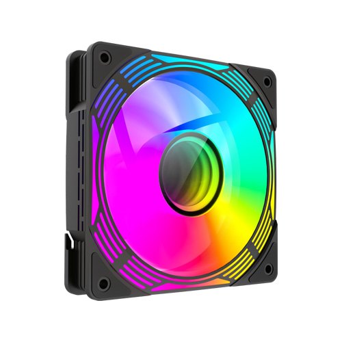 فن کیس گیم مکس مدل FN12A-C8I-R Black