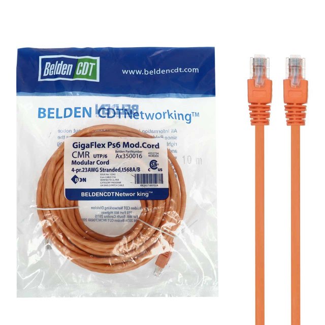 کابل شبکه 10 متری BELDEN مدل RYL - CAT6