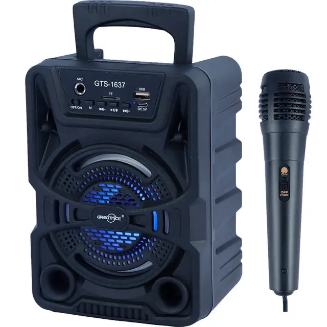 اسپیکر بی سیم GreatNice مدل GTS-1637 - مشکی - TCO