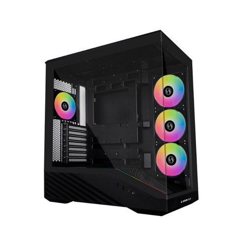 کیس کامپیوتر لیان لی مدل VECTOR V100R BLACK