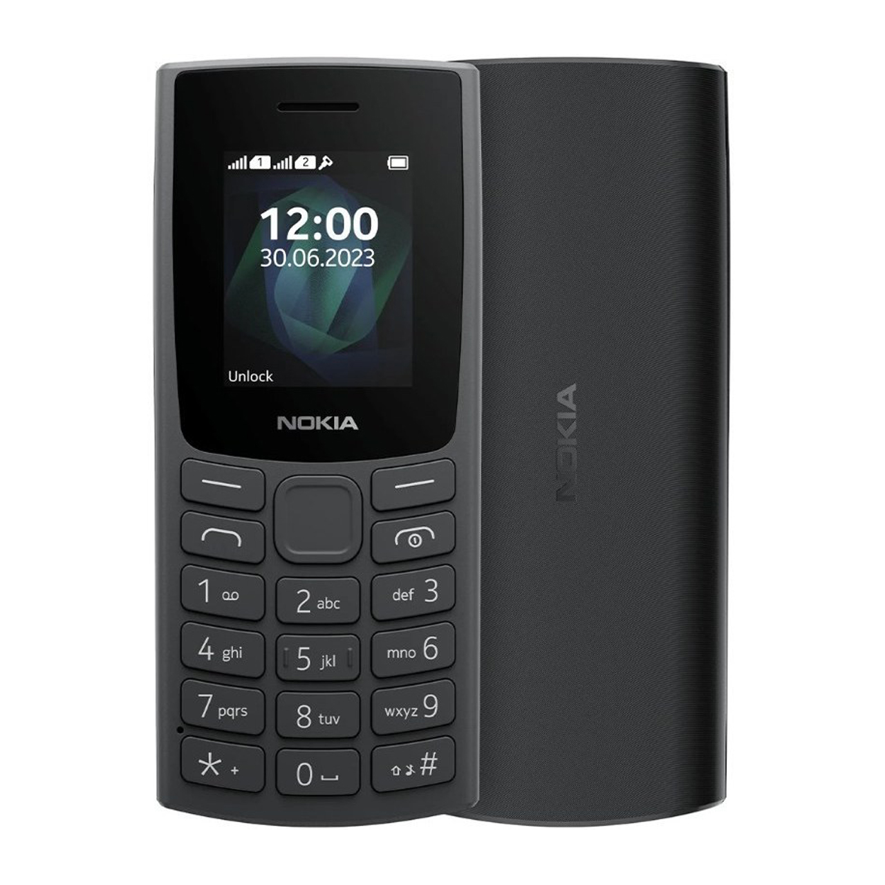 گوشی موبایل Nokia مدل 105-2024 دو سیم‌ کارت - ذغالی (مونتاژ ایران)