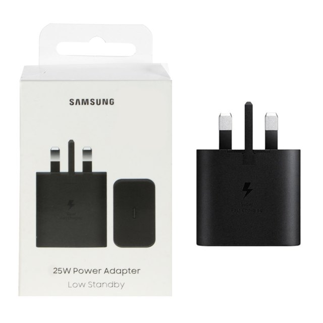 شارژر دیواری سه پین تک پورت SAMSUNG 25W مدل T2510 CH ( فست و PD) مشکی - DST ( شش ماهه شرکتی)