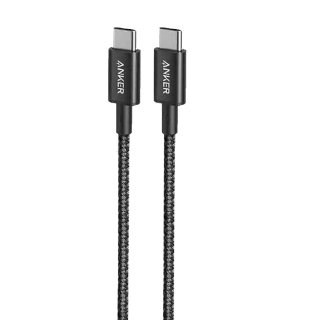 کابل شارژ فست Anker Type-C to Type-C مدل A8752H11 60W - مشکی (گارانتی 6 ماهه ایویز)