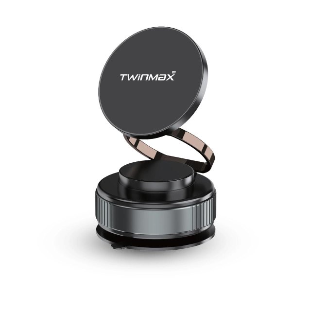 هولدر گوشی موبایل وکیومی مگنتی TwinMax مدل M-H11 - مشکی - MMX