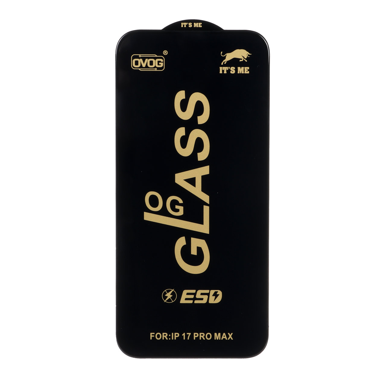 محافظ صفحه نمایش شیشه ای درجه یک Apple iPhone 17 Pro Max - Full Cover OG - ESD OVOG