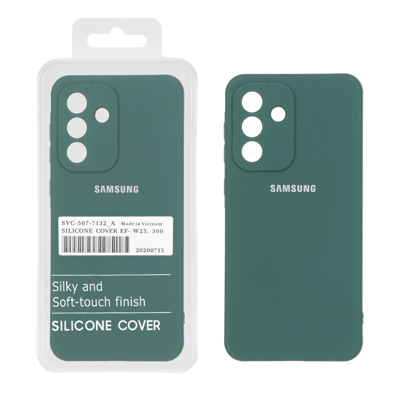 قاب نیو سیلیکون محافظ لنزدار RFF مدل Samsung Galaxy A56 / A36 - سبز (پک دار)