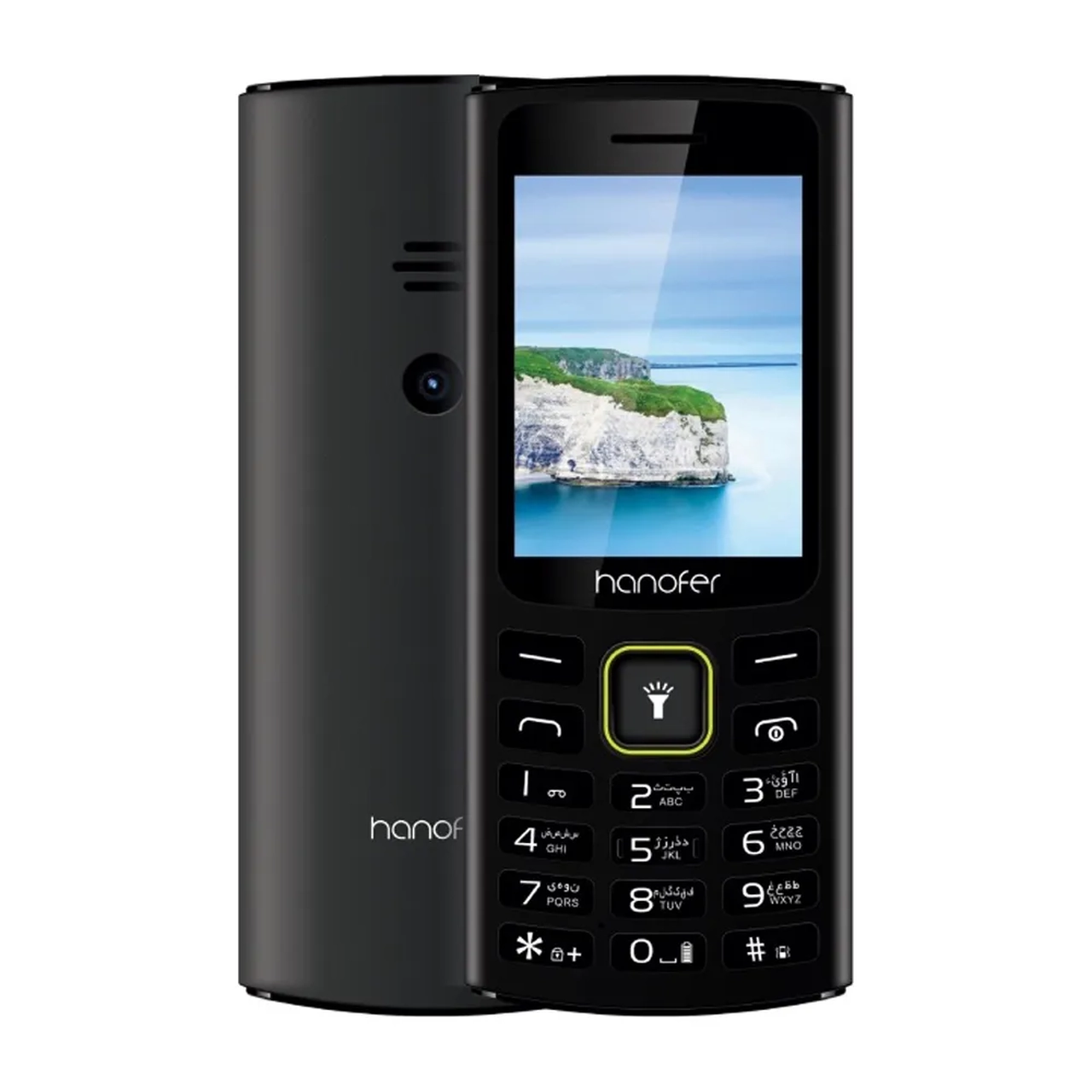 گوشی موبایل Hanofer مدل 2720M - مشکی (سه ماه تعویض)
