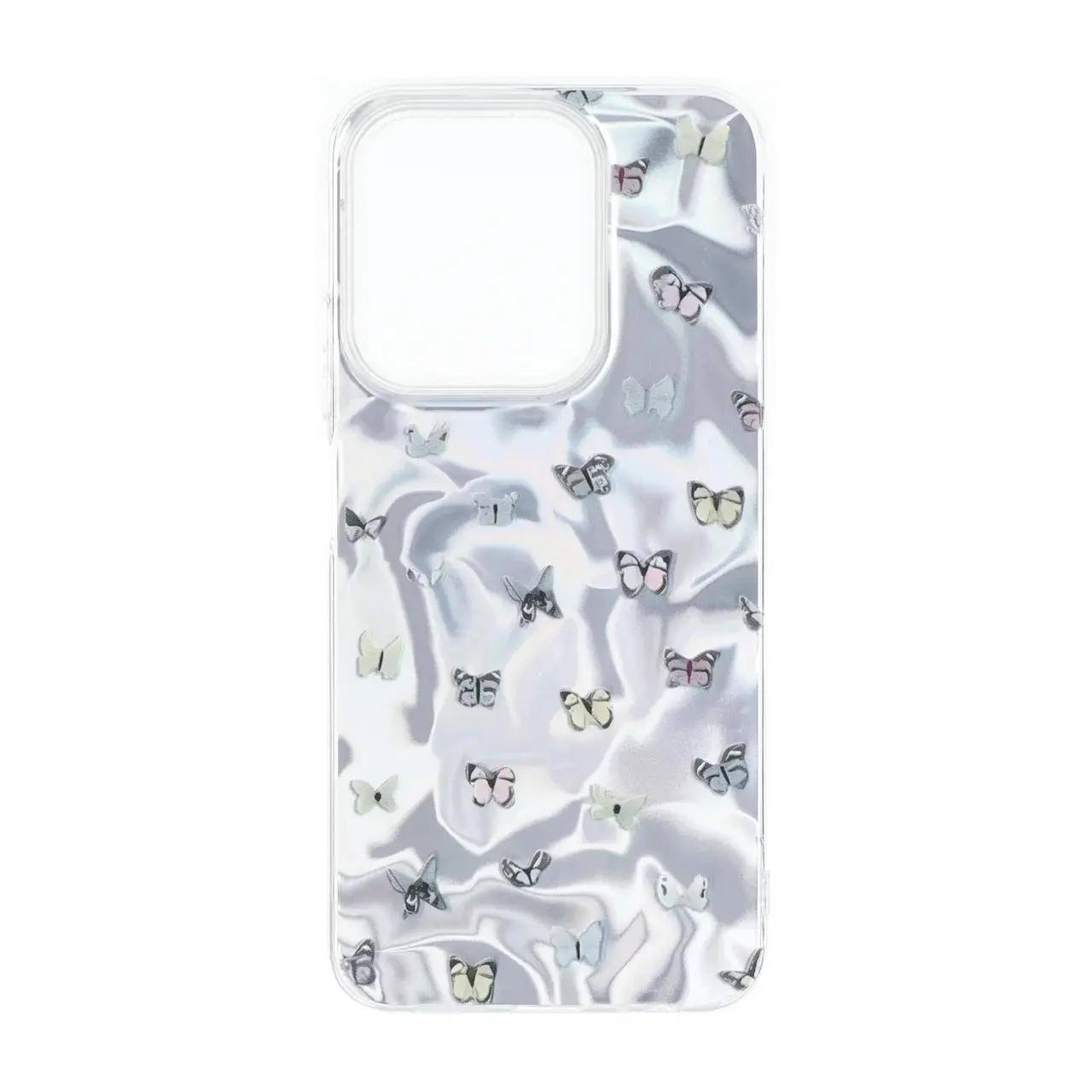 قاب Silver Cloud دور ژله ای طرح دار Xiaomi Redmi 15C / Poco C85 - کد 138