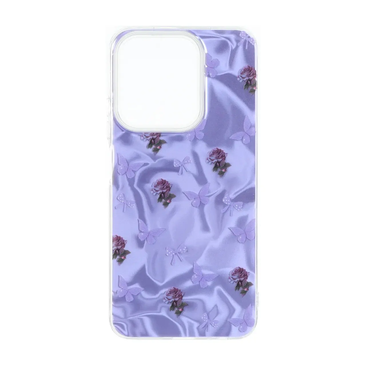 قاب Silver Cloud دور ژله ای طرح دار Xiaomi Redmi 15C / Poco C85 - کد 140