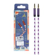 کابل Aux مدل YS-A02 - بنفش - ASP (گارانتی شش ماهه آروین) - تصویر 1