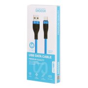 کابل شارژ سیلیکونی 1.1 متری فست Shoosh Type-C مدل +SH140C - سفید - SMO - تصویر 2