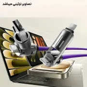 کابل شارژ فست چند کاره FIRSTYOU مدل C059 - مشکی - ASP (گارانتی شش ماهه آروین) - تصویر 2
