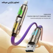 کابل شارژ فست چند کاره FIRSTYOU مدل C059 - مشکی - ASP (گارانتی شش ماهه آروین) - تصویر 3