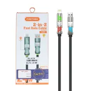 کابل شارژ فست چند کاره FIRSTYOU مدل C059 - مشکی - ASP (گارانتی شش ماهه آروین) - تصویر 1