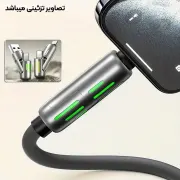 کابل شارژ فست چند کاره FIRSTYOU مدل C059 - مشکی - ASP (گارانتی شش ماهه آروین) - تصویر 4