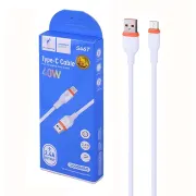کابل شارژ فست اندروید Sky Dolphin مدل S46V - سفید - TCO - تصویر 1