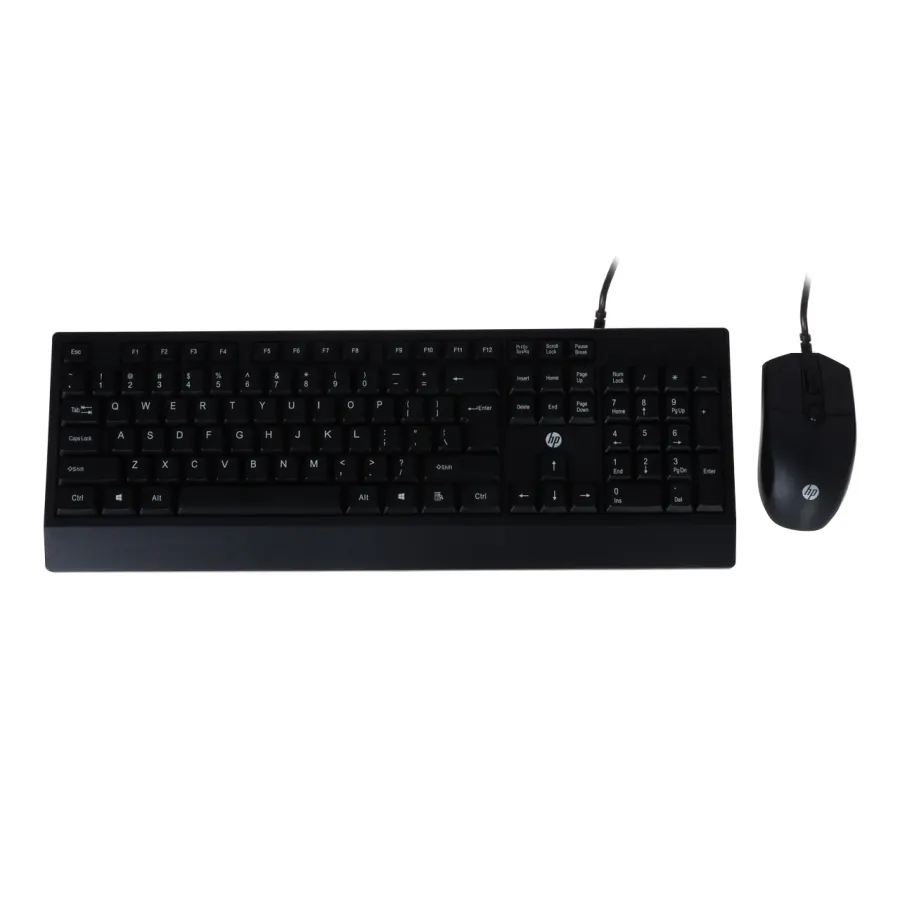 ماوس و کیبورد باسیم HP مدل Plus - مشکی - تصویر 1