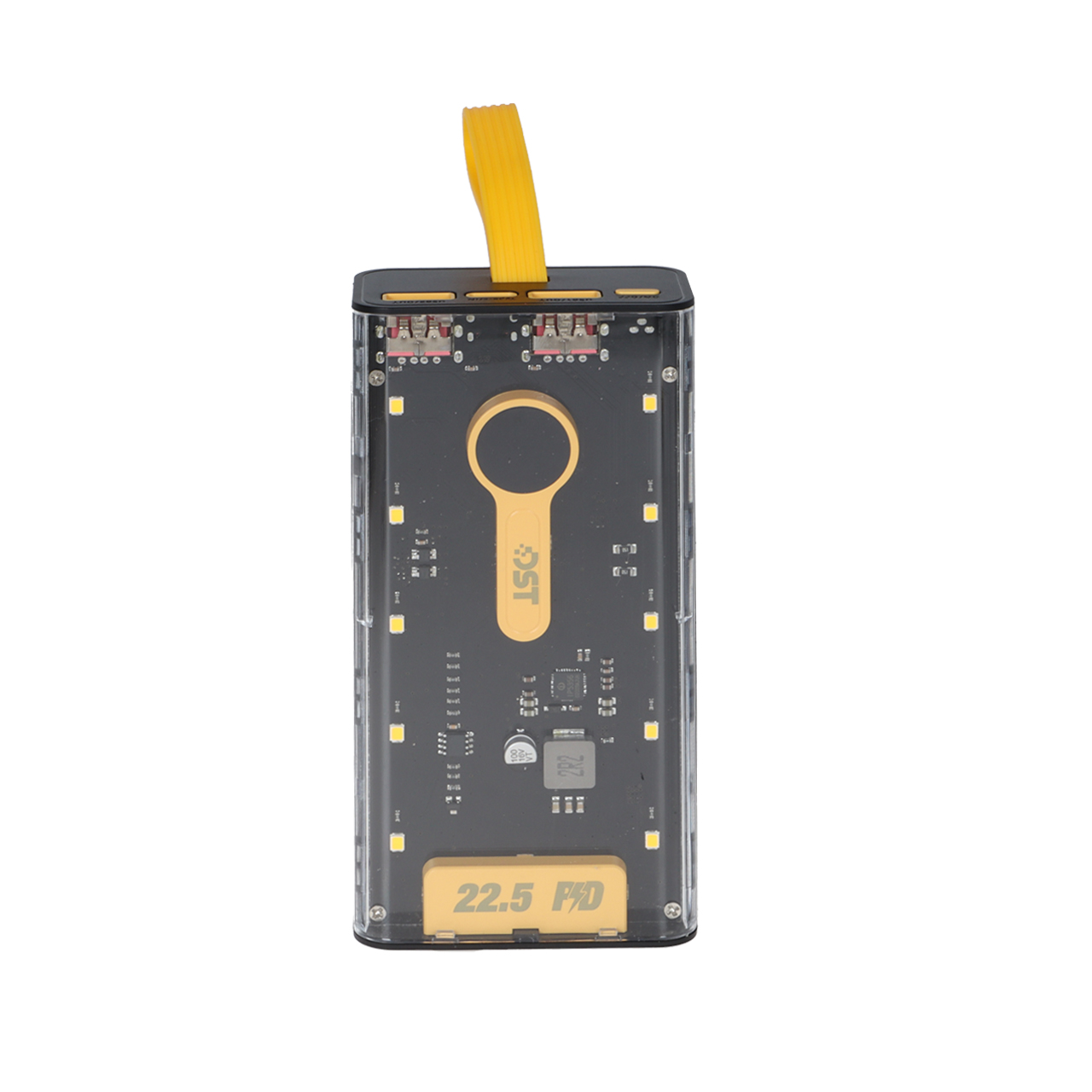 نمای دیگر پاوربانک PD و فست شارژ DST 22.5W 20000mAh مدل D-P95 - مشکی - DST (گارانتی یکساله DST)