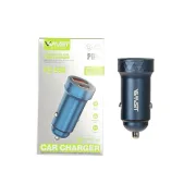 شارژر فندکی PD و فست دو پورت V-Smart مدل VS-150 55W - سرمه ای - BSA - تصویر 1